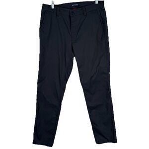 Bluffworks Ascender Chino Pants Mens 36x30 Gray Tailored Fit Travel Straight Leg
